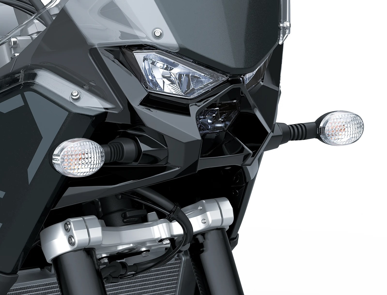 KLE 500 headlight detail